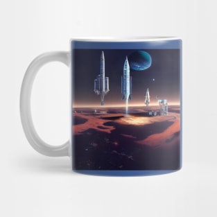 Interplanetary Spaceport Mug